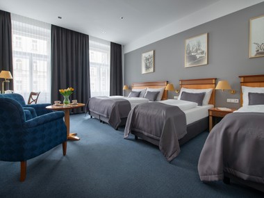 Čtyřlůžkový rodinný pokoj